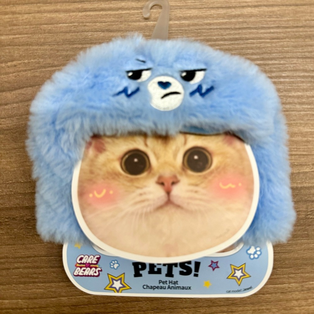 Grumpy Care Bear. Care Bears . Famous MINISO product. Cute hat for - Picture 9 of 14